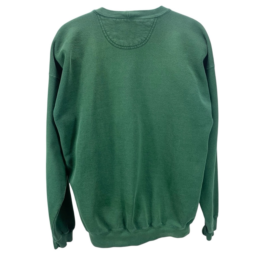 Levi Strauss & Co Crewneck Sweatshirt Mens L Green Embroidered Logo Vintage - Picture 4 of 10